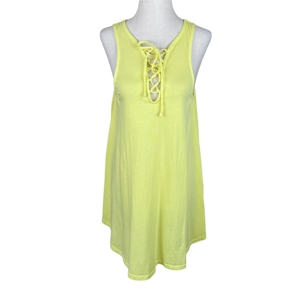 Bobi Lace Up Tank Dress